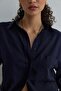 Navy Blue Mild - Simple Shirt with Pockets - 2