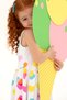 Girl's White Sleeveless Knitted Dress 50266731-Vr013 - 3