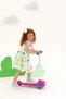 Girl's Water Green Sleeveless Knitted Dress 50266731 -Vr083