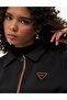 Black Bag Jacket - Pocket and Piping Detail - 8
