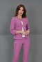Zero Collar Plain Short Jacket - Lilac - 1015100