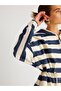 Hooded Elastic Waist Denim Jacket - 5
