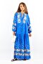 Women's Prive Dreamy 100% Viscose Blue Maxi Length Long Summer Dress