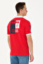 Men's Red Polo Collar T-Shirt 50263444 -Vr030 - 5