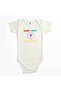 قبول Adapt Advocate Ecru Color Baby Bodysuit