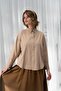 Poplin Short Shirt Mink - 3