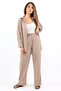 Women's Linen Comfy Beige Bottom Top Set - 7