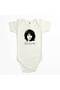 The Doors Jim Morrison Silhouette Ecru Color Baby Bodysuit