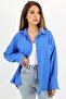 Women's Well Blue Linen Shirt - 6