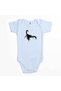 Scorpions Logo White Blue Color Baby Bodysuit