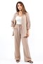 Women's Linen Comfy Beige Bottom Top Set