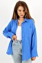 Women's Well Blue Linen Shirt