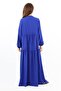 Prive Women's Base 100% Viscose Cobalt Blue Maxi Length Summer Dress - 7