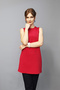 Zero Neck Sleeveless Blouse - Red - 3001100 - 2
