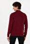 Men's Burgundy Basic Knitwear Cardigan 50268938 -Vr014 - 5
