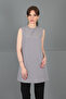 Zero Neck Sleeveless Blouse-Anthracite - 3001100 - 2