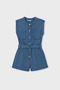 Girl's Denim Shorts Jumpsuit 6858 - 3
