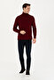 Men's Burgundy Basic Sweater 50268935 -Vr014 - 4