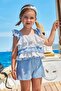 Girls' Shorts Set 3259-56 Navy Blue - 2