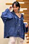 Hooded Tasseled Buttoned Bat Cardigan - 2