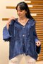 Hooded Tasseled Buttoned Bat Cardigan