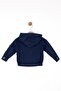 46702-Kolu Pocketed Jacket 1/4 Dark Blue
