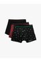 3-Piece Cotton Boxer Set Cactus Printed
