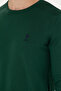 Men's Green Crew Neck Sweater 50269003-Vr054 - 7