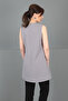 Zero Neck Sleeveless Blouse-Anthracite - 3001100 - 5