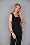 Buttoned Vest-Black - 5