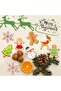 New Year's Themed Cookie Mold Metal Snatch Set of 6 - 2