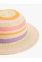 Straw Fisherman Hat Multicolored Stripes - 3