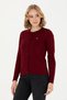 Women's Burgundy Basic Knitwear Cardigan 50269011 -Vr014 - 3