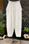 Tasseled Linen Shalwar Trousers