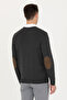 Men's Slim Fit V-Neck Anthracite Sweater 50269006-Vr006 - 5