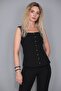 Buttoned Vest-Black