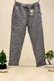 Italian Elastic Waist Straight Trousers