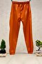 Satin Trousers with Elastic Legs and Waist - 2