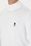 Men's White Turtleneck Sweater 50269007-Vr013 - 7