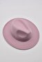 Women's Lilac Fedora Hat Cowboy Style Panama Fedora Hat - 5