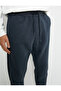 Jogger Sweatpants with Lace Waist and Pocket Detail - 5