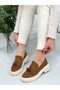 Tan Suede (Tassel) Tassel Detail Women's Loafer