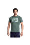 Solid Cotton Men's Gray Casual Style T-Shirt 006390600