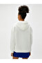 Oversize Hooded Sweatshirt Embroidered College Printed Long Sleeve - 4