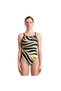 Multi Stripes Swimsuitalylace Back Women's Swimmer Swimsuit 007158560