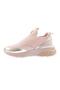 Women's Thick Sole Sneakers Shoes with Metal Accessories Beige 1373363 - 3