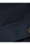 Standard Waist Mini Cargo Shorts Skirt with Pockets and Pleat Detail - 6