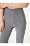 Spanish Style Trousers High Waist Elastic Waist Viscose Blend Textured - 5