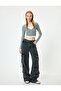 Long Sleeve Button V-Neck T-Shirt - 2