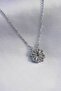 316L Steel Silver Color Open Clover Model Women's Necklace